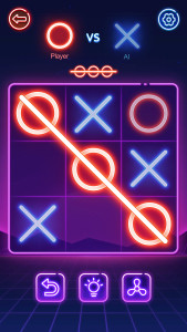 اسکرین شات 1 بازی Tic Tac Toe 2 Player: XOXO