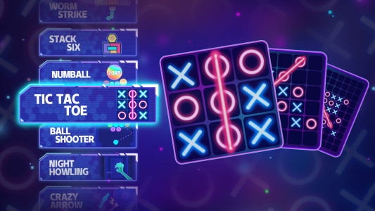 اسکرین شات 2 بازی Tic Tac Toe: 2 Player OX Game