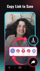 اسکرین شات 3 برنامه SnapTik - TT Video Downloader