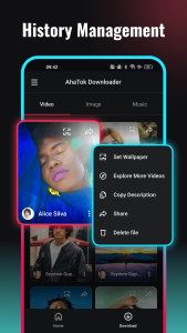 اسکرین شات 5 برنامه Tik Video Downloader Tok Saver