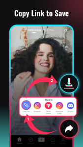 اسکرین شات 3 برنامه SnapTik - TT Video Downloader