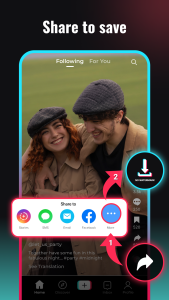 اسکرین شات 2 برنامه SnapTik - TT Video Downloader