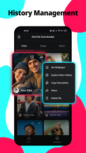 اسکرین شات 8 برنامه Download video no watermark