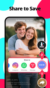 اسکرین شات 3 برنامه Download video no watermark