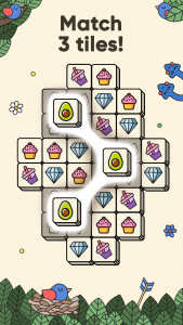 اسکرین شات 1 بازی 3 Tiles - Tile Matching Games
