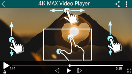 اسکرین شات برنامه 4K MAX Video Player 1
