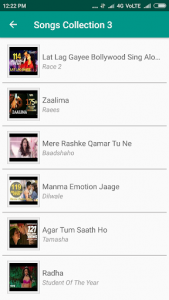 اسکرین شات برنامه Hindi Video Songs HD 3