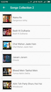 اسکرین شات برنامه Hindi Video Songs HD 2