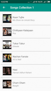 اسکرین شات برنامه Hindi Video Songs HD 1