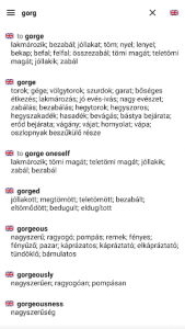 اسکرین شات برنامه Hungarian Dictionary 🇭🇺 1