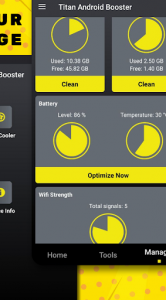 اسکرین شات برنامه Titan Booster - Instantly Speed Up Your Phone 4