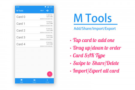 اسکرین شات 1 برنامه MTools - Mifare ACR122 PN532