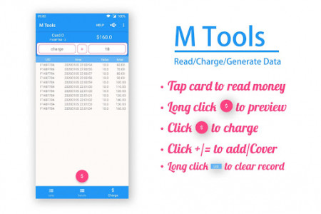 اسکرین شات برنامه NFC MTools for Mifare Card ACR122, PN532, BT, RFID 8