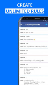 اسکرین شات برنامه AutoResponder for FB Messenger - Auto Reply Bot 3