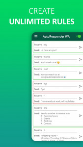 اسکرین شات برنامه AutoResponder for WhatsApp 3