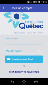 اسکرین شات برنامه Immigration Quebec 2