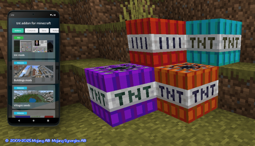 اسکرین شات 1 برنامه tnt addon for minecraft
