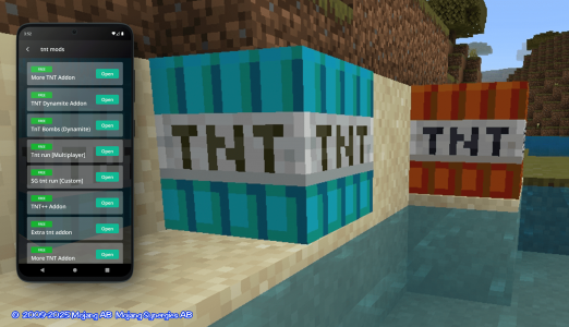 اسکرین شات 2 برنامه tnt addon for minecraft
