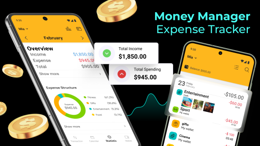 اسکرین شات 7 برنامه Money Manager: Expense Tracker