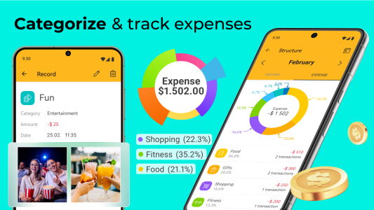 اسکرین شات 8 برنامه Money Manager: Expense Tracker