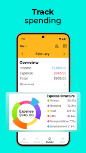 اسکرین شات 3 برنامه Money Manager: Expense Tracker