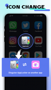اسکرین شات برنامه App Lock: Lock App,Fingerprint 8