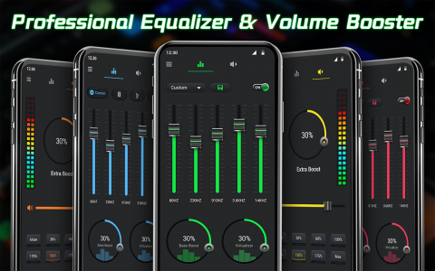اسکرین شات برنامه Equalizer- Bass Booster&Volume 1