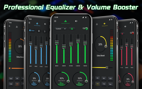 اسکرین شات 1 برنامه Equalizer- Bass Booster&Volume