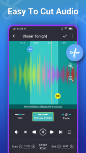 اسکرین شات برنامه Ringtone Maker & MP3 Cutter 2