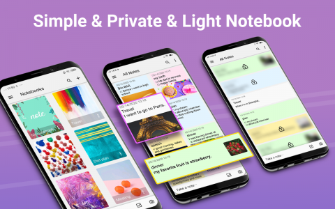 اسکرین شات برنامه Notes- Daily Notepad, Notebook 1