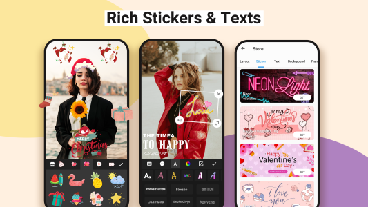 اسکرین شات 4 برنامه Photo Collage Maker,Pic Editor
