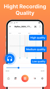 اسکرین شات برنامه Voice Recorder Pro 2