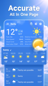 اسکرین شات 1 برنامه Local Weather Forecast