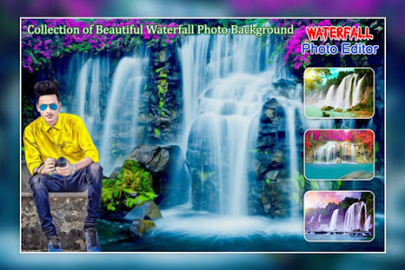 اسکرین شات برنامه Waterfall Photo Editor : Water Photo Frame 1