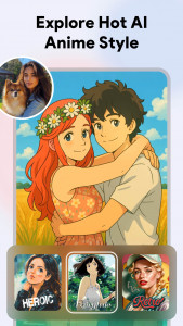 اسکرین شات 2 برنامه ToonTap: Anime,  AI cartoon