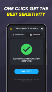 اسکرین شات برنامه Touchscreen Response Speed Up 2