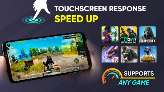 اسکرین شات برنامه Touchscreen Response Speed Up 1