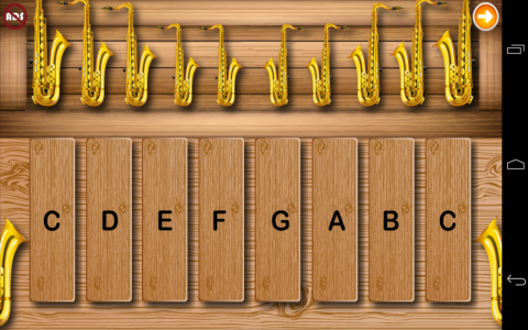 اسکرین شات 1 بازی Toddlers Saxophone