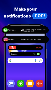 اسکرین شات 2 برنامه Dynamic Island Pro - Notch Bar