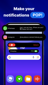 اسکرین شات 2 برنامه Dynamic Island Pro - Notch Bar
