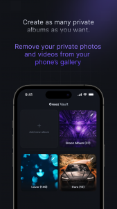 اسکرین شات برنامه Grooz Vault - Hide Pic & Video 2