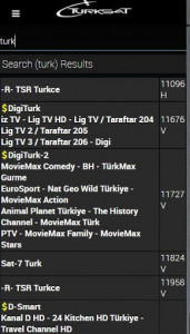 اسکرین شات برنامه Frequencies TurkSat 42 3