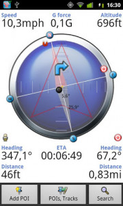 اسکرین شات برنامه Compass: GPS, Search, Navigate 1