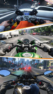 اسکرین شات بازی Traffic Bike: Driving City 3D 7