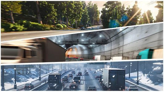 اسکرین شات 4 بازی Traffic Bike: Driving City 3D