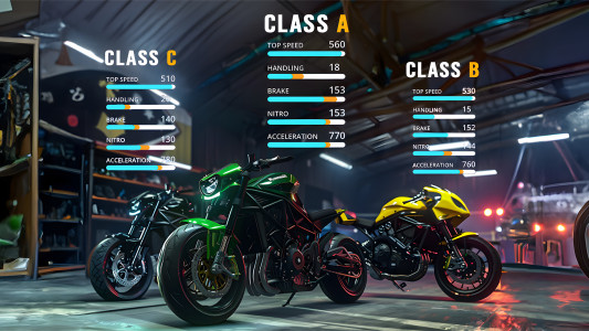اسکرین شات 2 بازی Traffic Bike: Driving City 3D