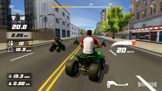 اسکرین شات 5 بازی Traffic Bike 3D: City Tour