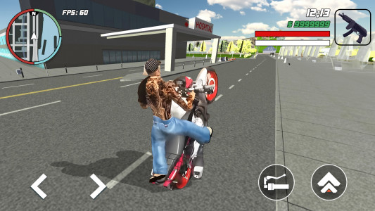 اسکرین شات 3 بازی Traffic Bike 3D: City Tour