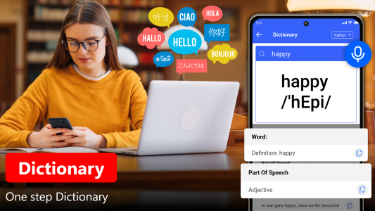 اسکرین شات 5 برنامه Go Translate All Language App