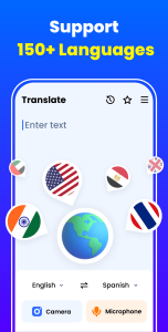 اسکرین شات 1 برنامه Translate - Translator App